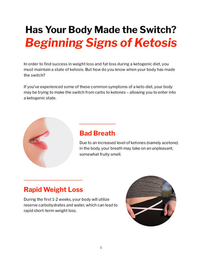 Tanda-tanda Awal Ketosis